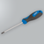 Destornillador de punta plana con agarre suave - PZ0 x 75 mm