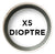 Lentille X5 pour lampe loupe - LED longue portée