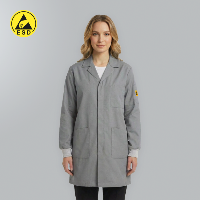 PREMIUM ESD Lab Coat with cuff