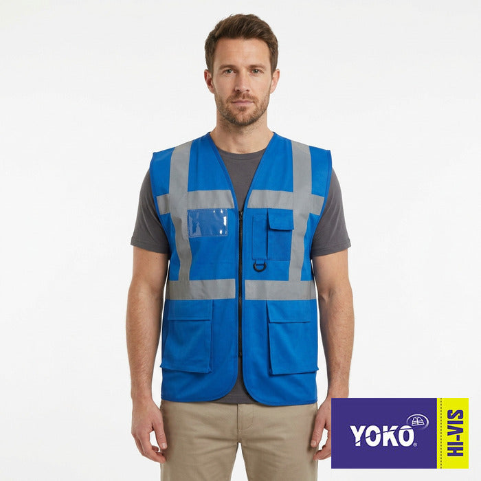 Hi-Vis Executive Waistcoat - 22 COLOURS - Yoko