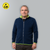PREMIUM UNISEX ESD Fleece Cardigan NAVY BLUE (with choice of 5 coloured collars)