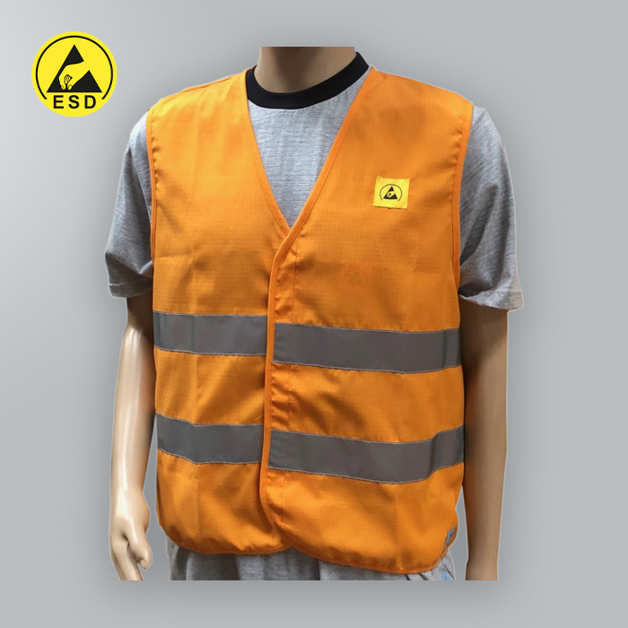 PREMIUM ESD Hi Visibility Vest Orange