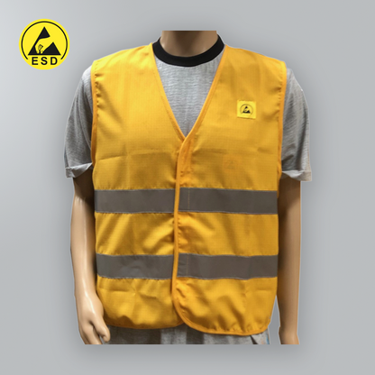 PREMIUM ESD Hi Visibility Vest Yellow