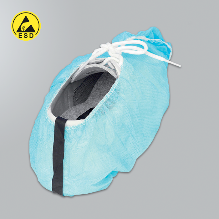 ESD Anti Slip Overshoes (Blue) / 100 Pack - Shoe