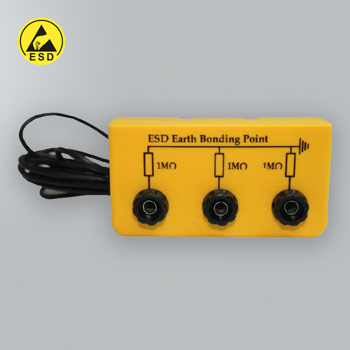 Earth Bonding Point 3 X Banana Sockets ESD