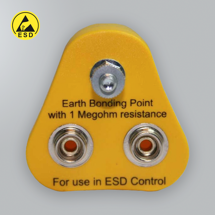 Earth Bonding Plug 2 X 10mm Studs 1 X M5 Post ESD