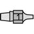 DX 111 - Nozzle - Outer Ø 2,5 mm Inner Ø 0,7 mm Nozzle Length 25 mm