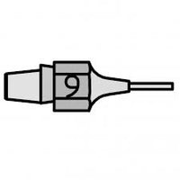 DX 119 - Punta de aguja con tubo de acero inoxidable no humectable - Ø exterior 1,1 mm Ø interior 0,7 mm Longitud de boquilla 33 mm