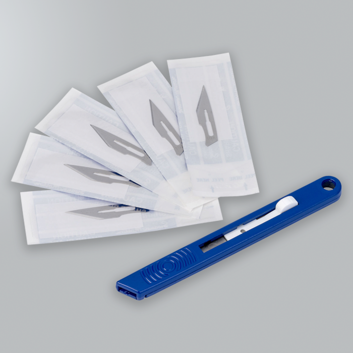 Swann-Morton Premium Retractaway Scalpel Handle and 5 x 10A Blades