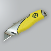 Soft grip trimming knife - Retractable