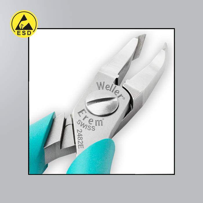 EREM 2482E 135mm ANGLED NARROW HEAD TIP CUTTER FLUSH ESD (E-2482E)