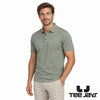 Pima Cotton Polo - model wearing the sage Tee Jays pima cotton polo