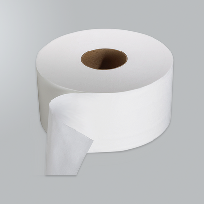 Mini Jumbo Toilet Roll - 2 Ply - White 90mm x 200m (x12 Rolls)