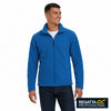 Micro Full Zip Fleece - model wearing the Oxford blue Regatta micro fleece