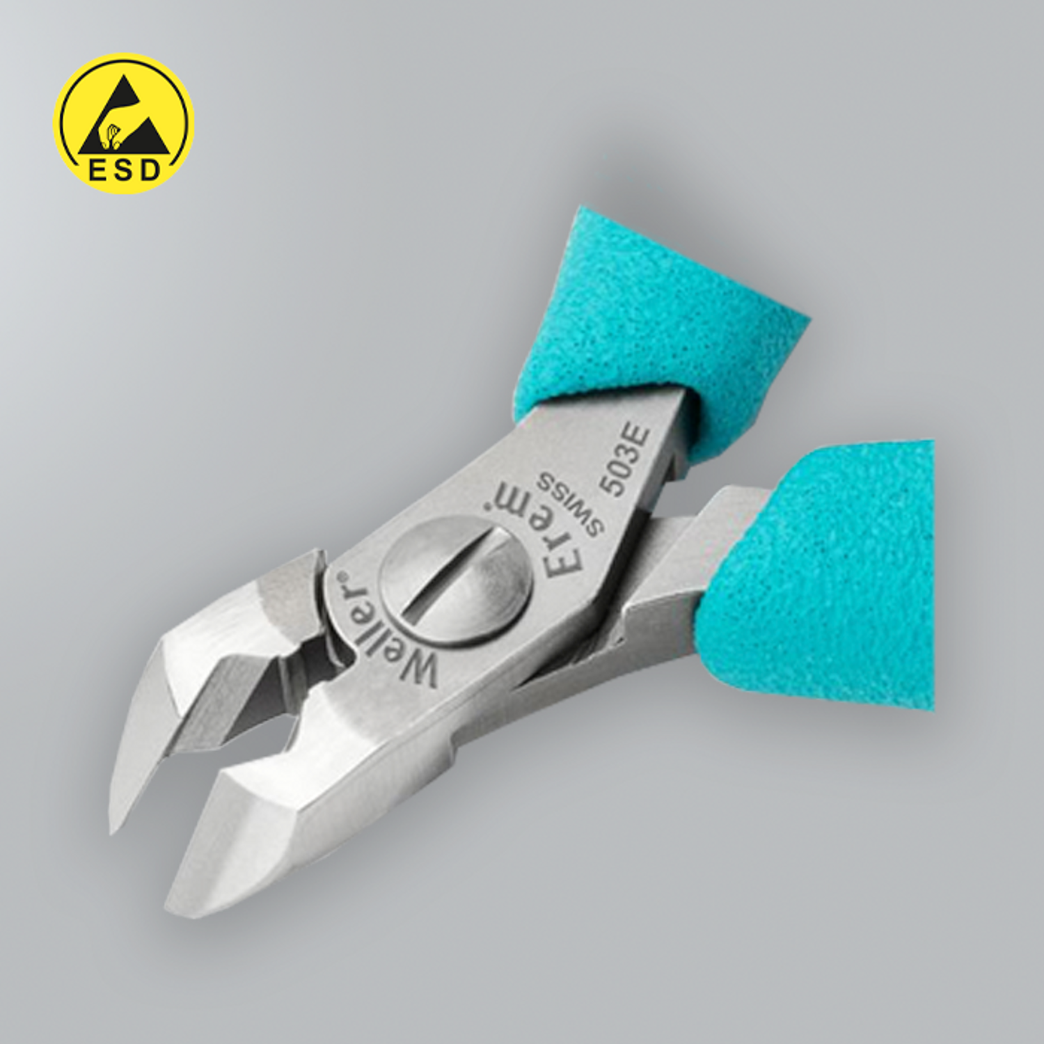 Weller Erem 503E - Angled Wide Head Tip Cutter - Flush ESD