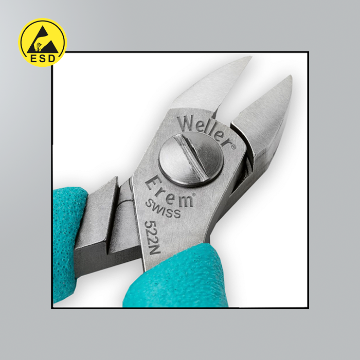 Erem 522N - Oval Head Side Cutter - Flush ESD (E-522N)