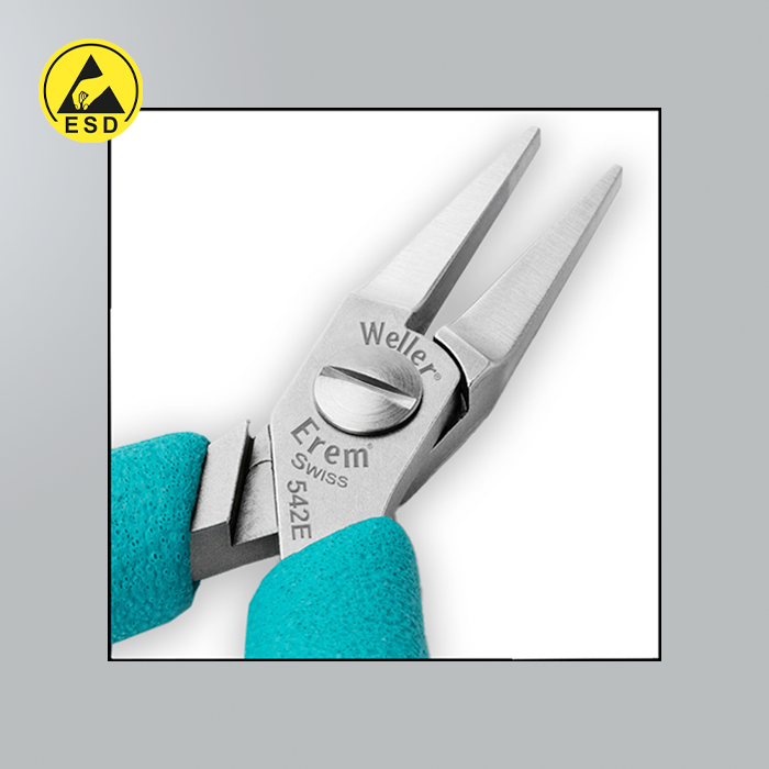 Erem 542E Flat Nose Pliers ESD (E-542)