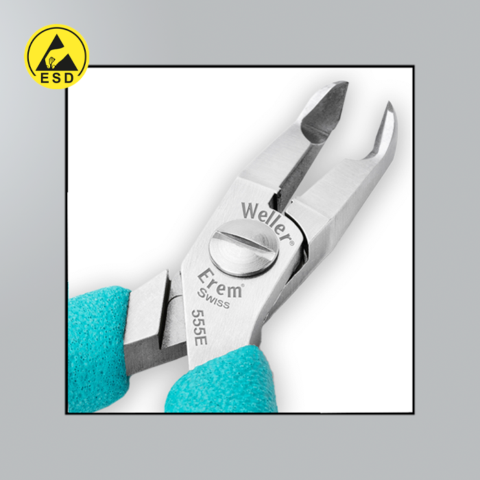 Erem 555E - Angled Narrow Head Tip Cutter - Flush ESD (E-555E)