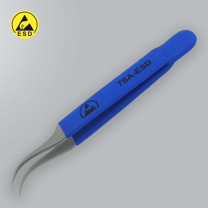 7SA ESD Cushion Grip Tweezer