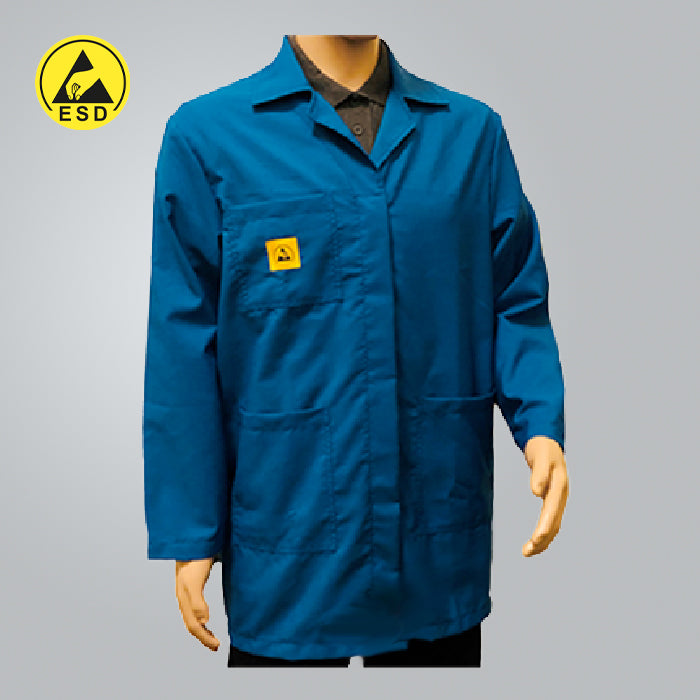 STANDARD ESD Lab Jackets (blue) – Grove Sales Ltd