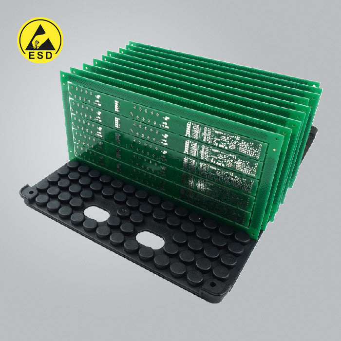 PCB Holder Conductive Dimple Board ESD with boards