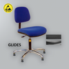 Anti-Static Intermediate Chair - Glides