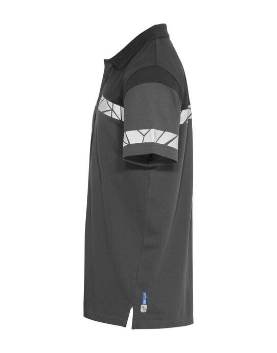 Progression 7003 Pique Polo - Grey/Black (3)