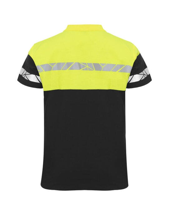 Progression 7003 Pique Polo - Black/Yellow (5)
