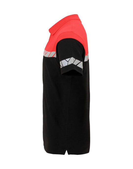 Progression 7003 Pique Polo - Black/Red (3)