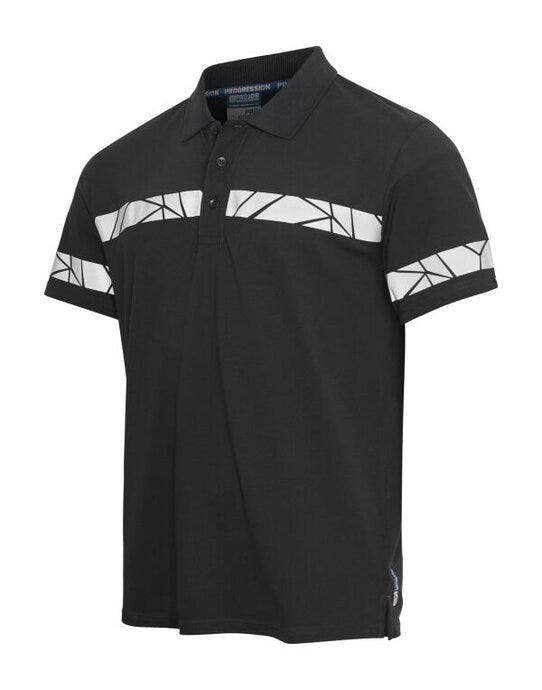 Progression 7003 Pique Polo - Black/Black (2)