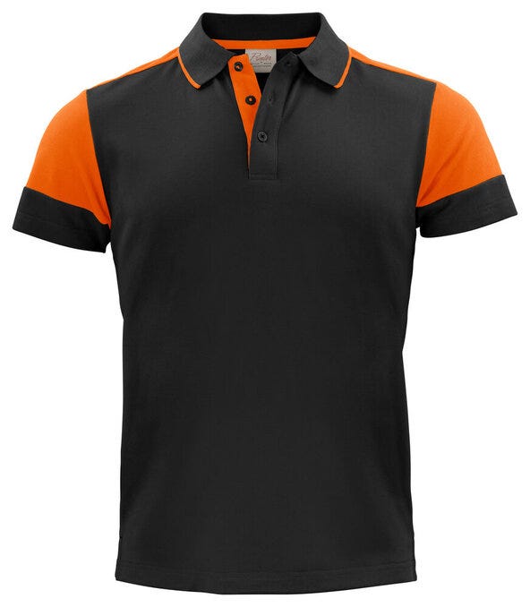 Polo Shirt - Black/Orange (3)