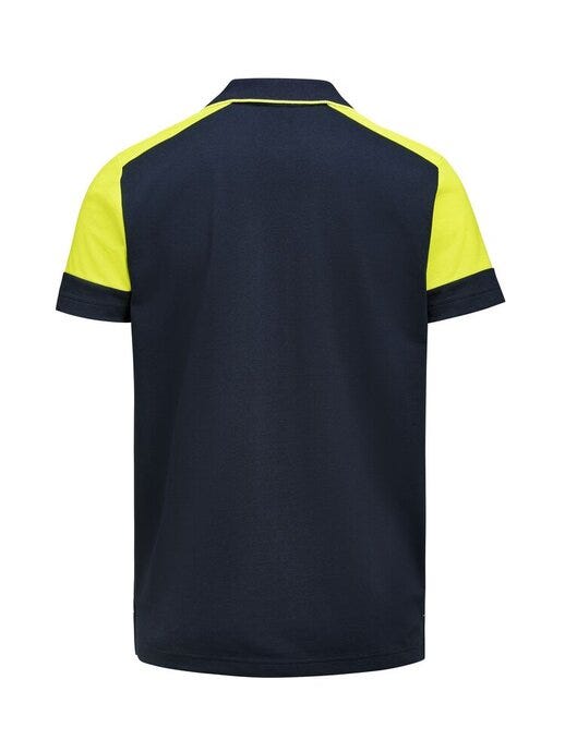 Polo Shirt - Navy/Neon Yellow (4)