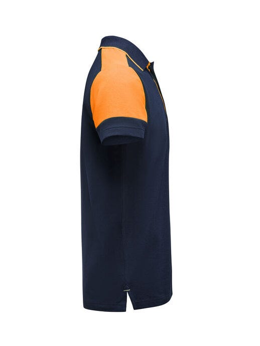 Polo Shirt - Navy/Neon Orange (3)