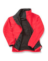 Men's Printable Softshell Jacket with Recycled Inner Fleece - Red/Black