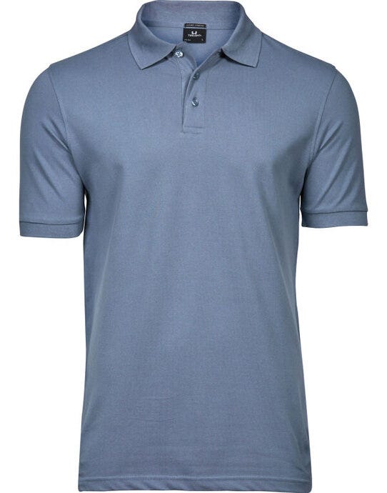 Men's Luxury Stretch Polo - Flint Stone