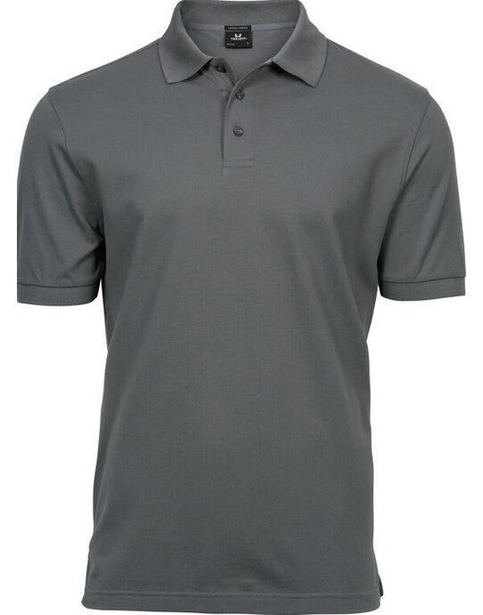 Men's Luxury Stretch Polo - Powder Grey