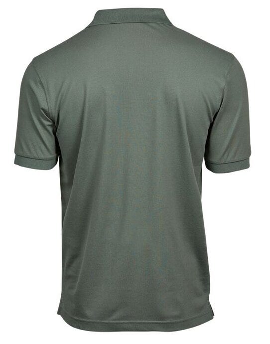 Men's Luxury Stretch Polo - Leaf Green (2)