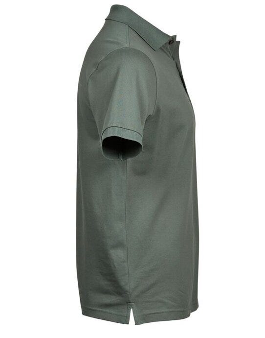 Men's Luxury Stretch Polo - Leaf Green (3)