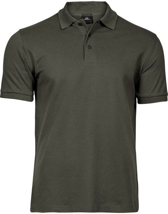 Men's Luxury Stretch Polo - Deep Green
