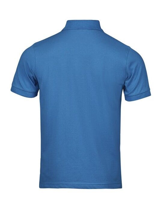 Men's Luxury Stretch Polo - Ocean Blue (2)