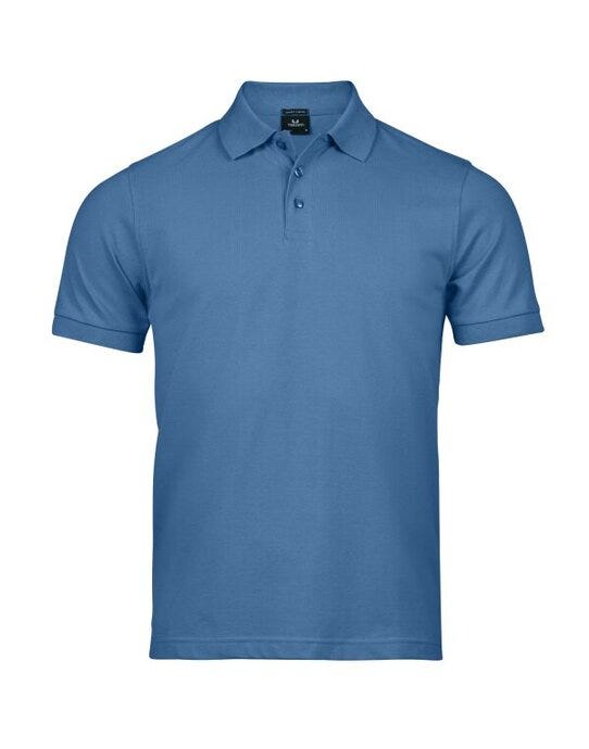 Men's Luxury Stretch Polo - Ocean Blue (6)
