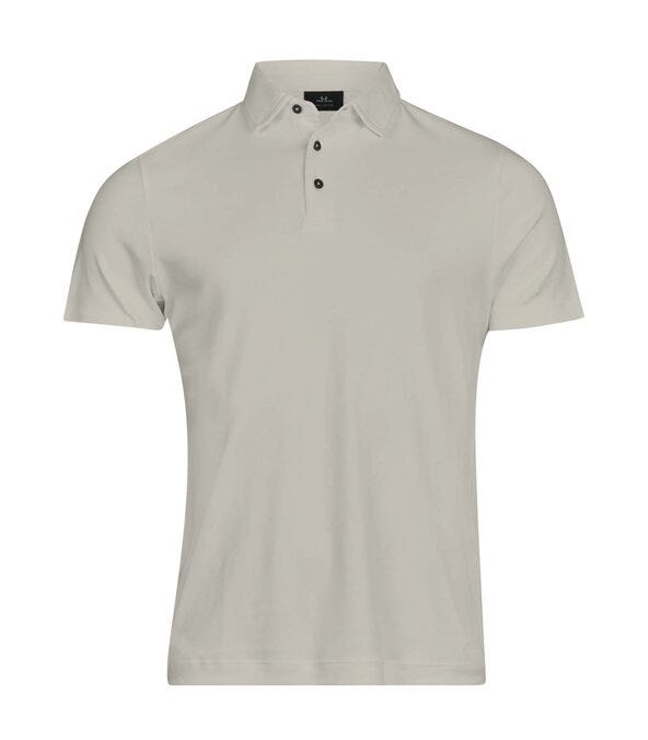 Men's Pima Cotton Polo - Cement (4)