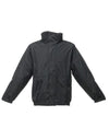 Dover Men's Fleece Lined Bomber Jacket - Black/Ash