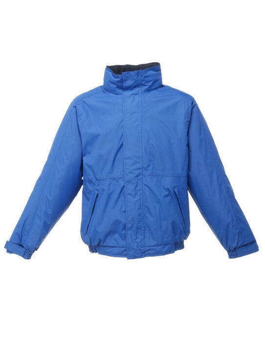 Dover Men's Fleece Lined Bomber Jacket - Royal/Dark Navy