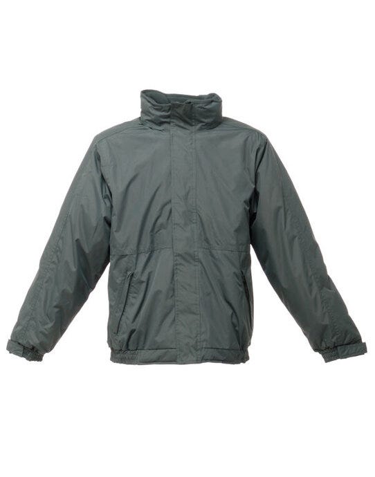 Dover Men's Fleece Lined Bomber Jacket - Dark Green/Dark Green