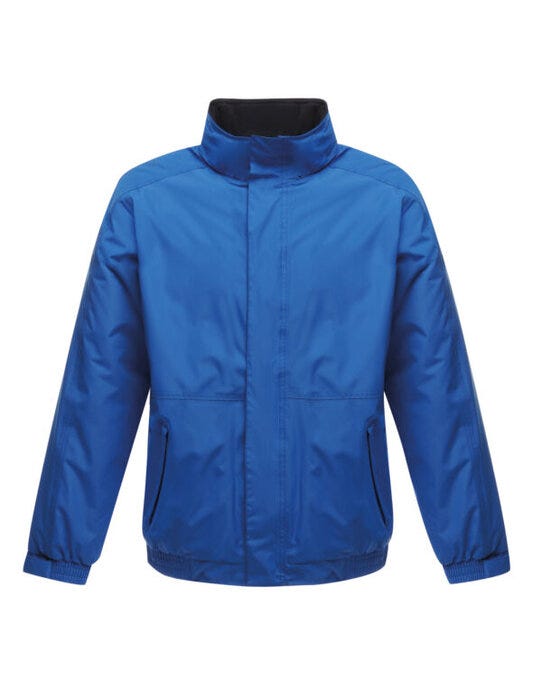 Dover Men's Fleece Lined Bomber Jacket - Oxford Blue