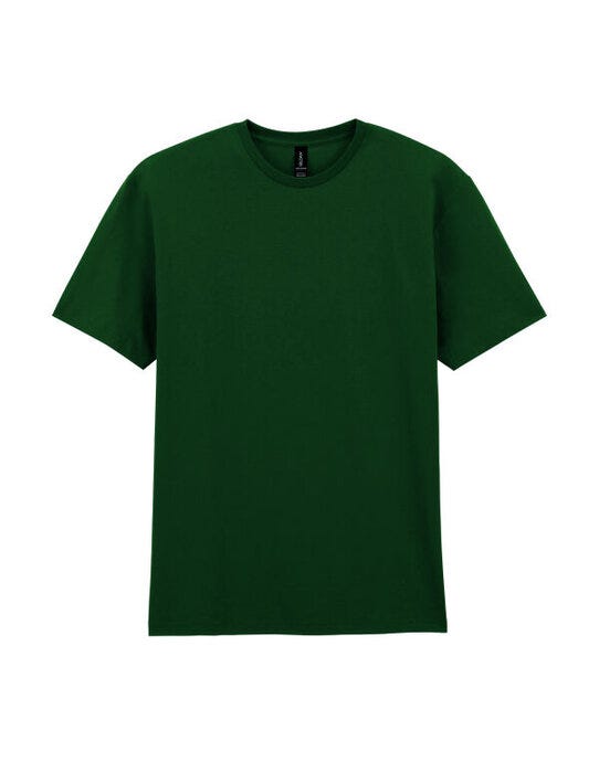 Light Cotton Adult T-Shirt - Forest Green