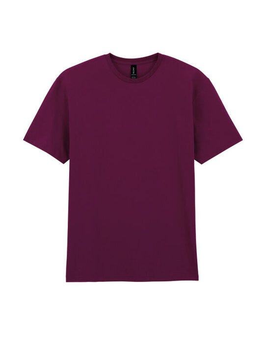 Light Cotton Adult T-Shirt - Maroon