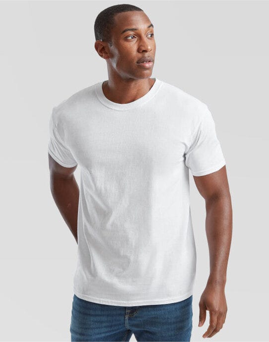 Men's Valueweight T - White (4)