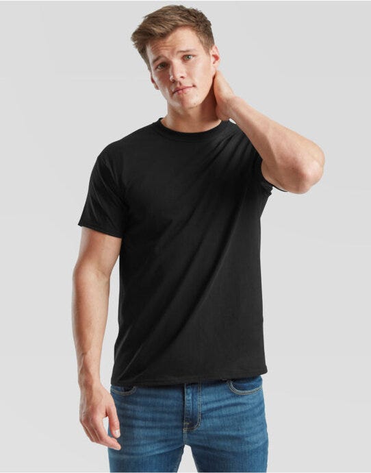 Men's Super Premium T - Black (4)
